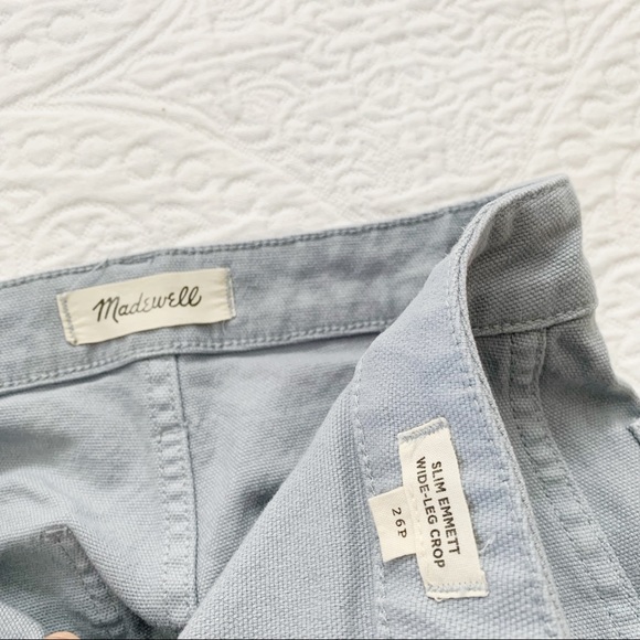 Madewell Emmett Wide-Leg Crop Pants - Picture 6 of 10